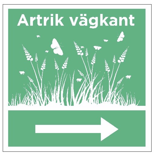 Artrik vägkant skylt pil höger - 10771-1